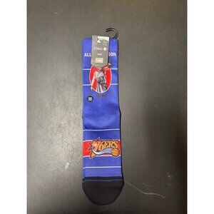 Stance Allen Iverson Philadelphia 76ers socks size large crew casual size large